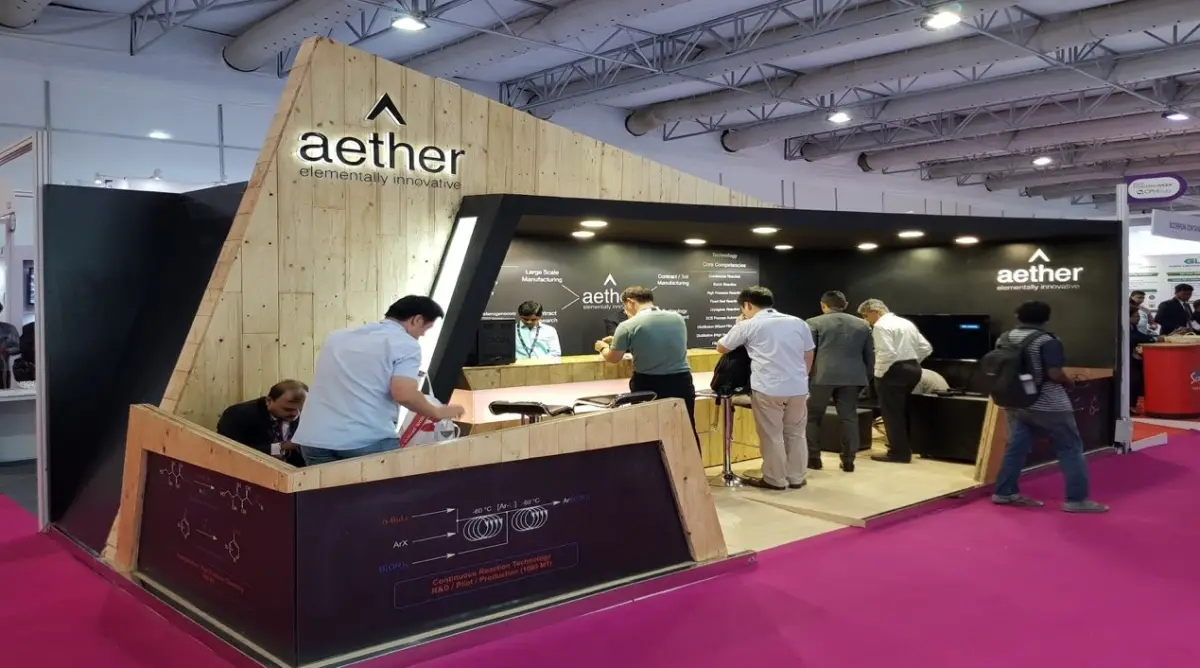 Aether exhibition booth