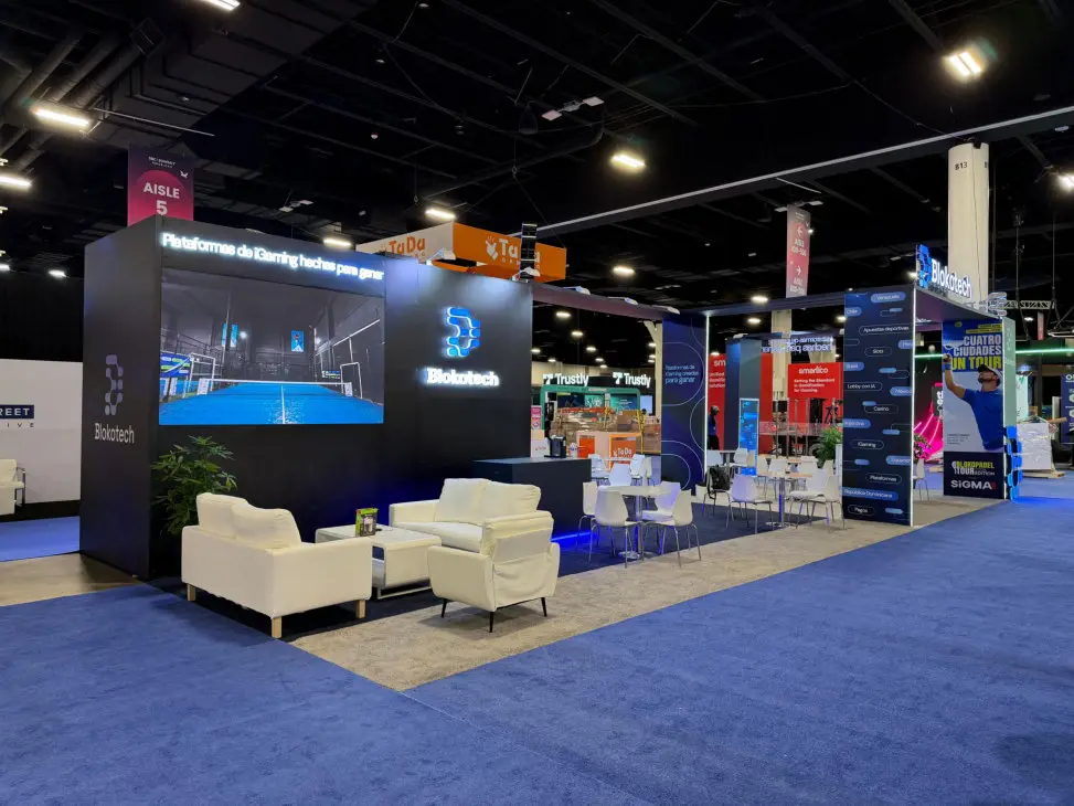 Blokotech exhibition booth