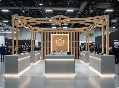 Custom exhibition booth