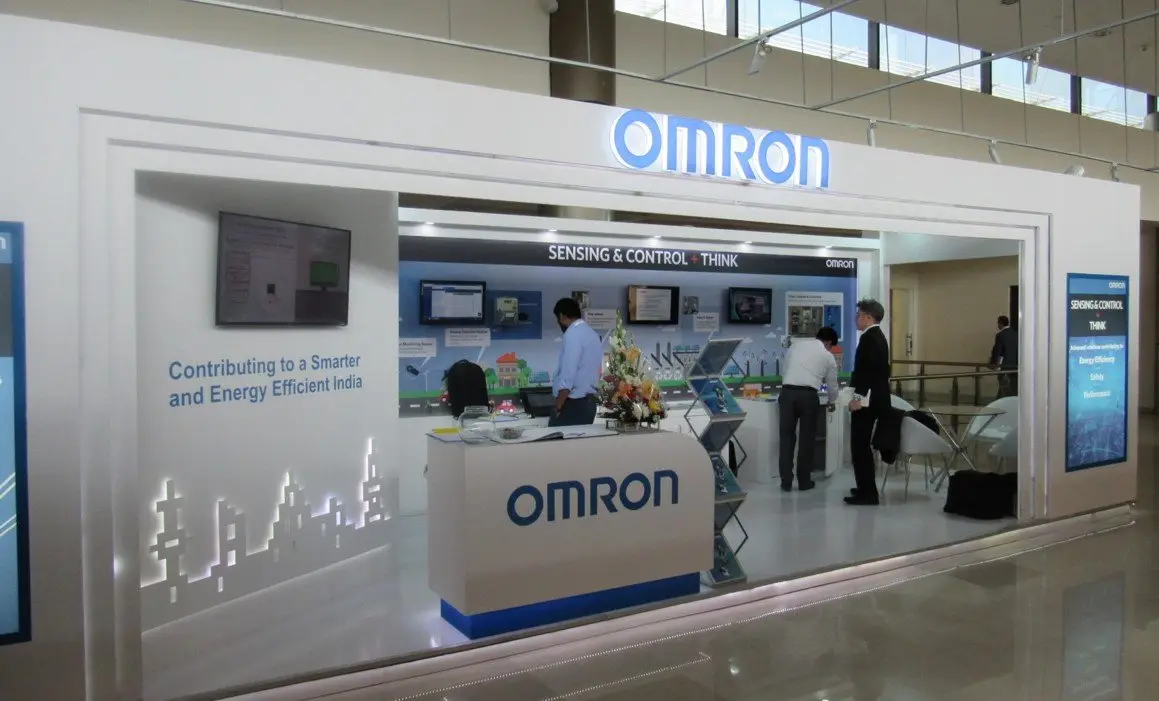 Omron exhibition booth