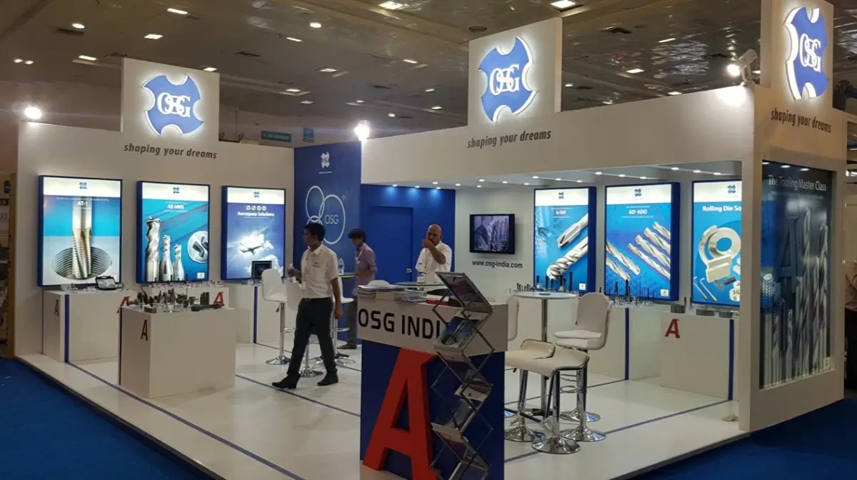 OSG India exhibition booth, Pan Asia