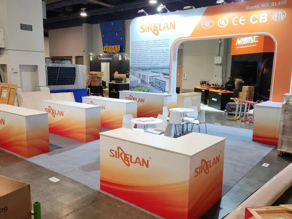 Sikelan exhibition booth, United States